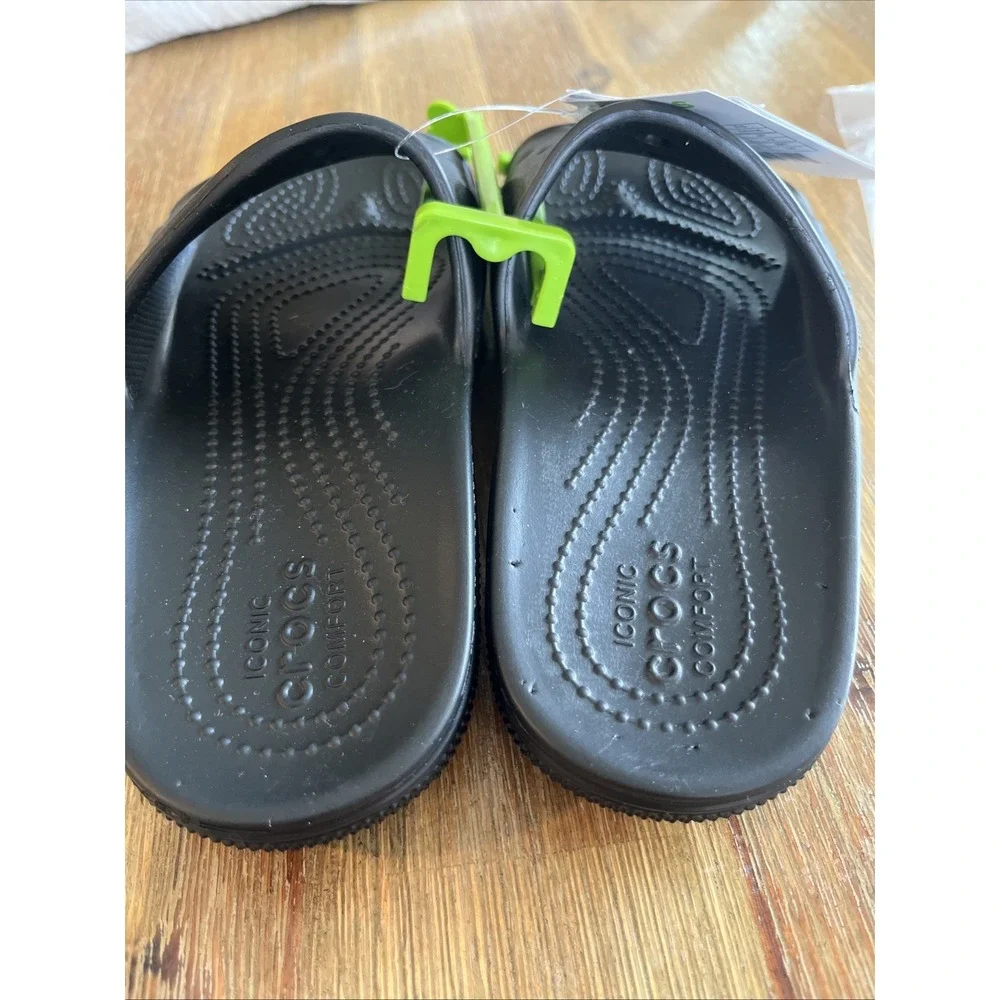 Crocs Baya II Slide Sandals, Black, Men's 4 / Women's 6 (NWT)